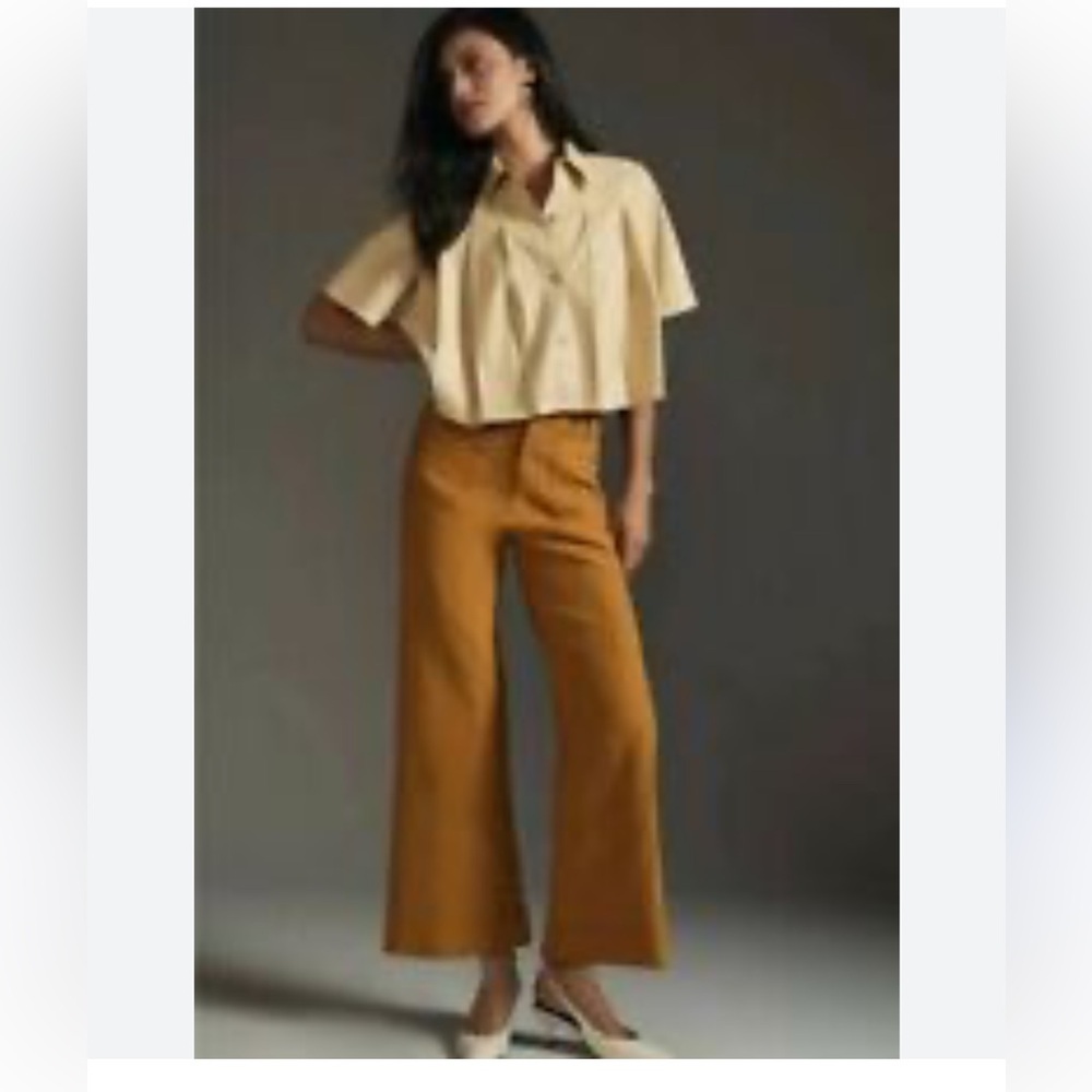 APIECE APART New York Cropped Straight Cut Trousers